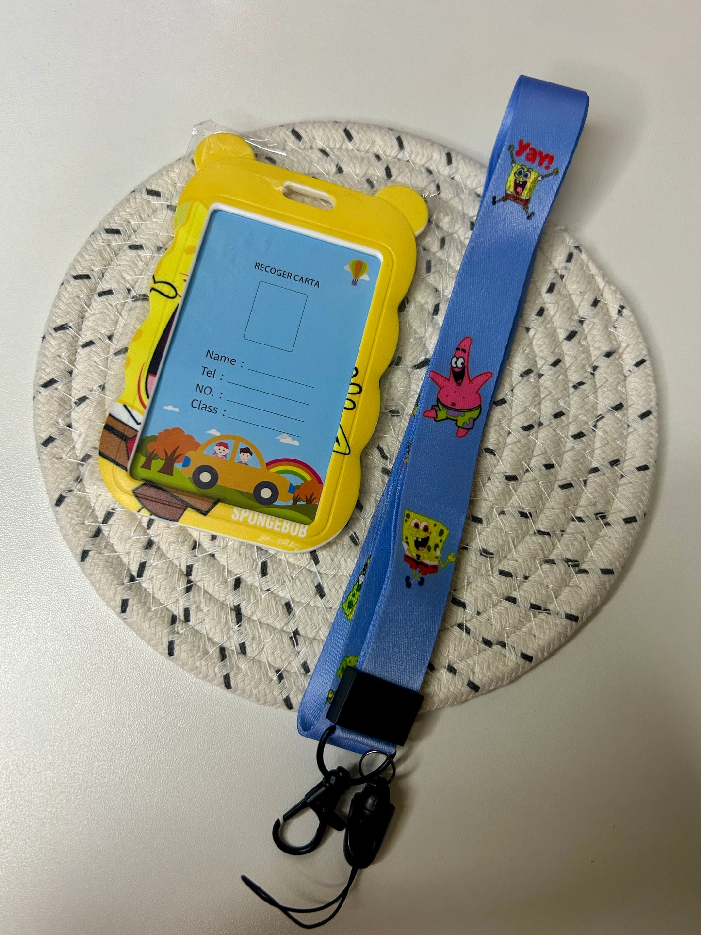 SpongeBob Id Holder