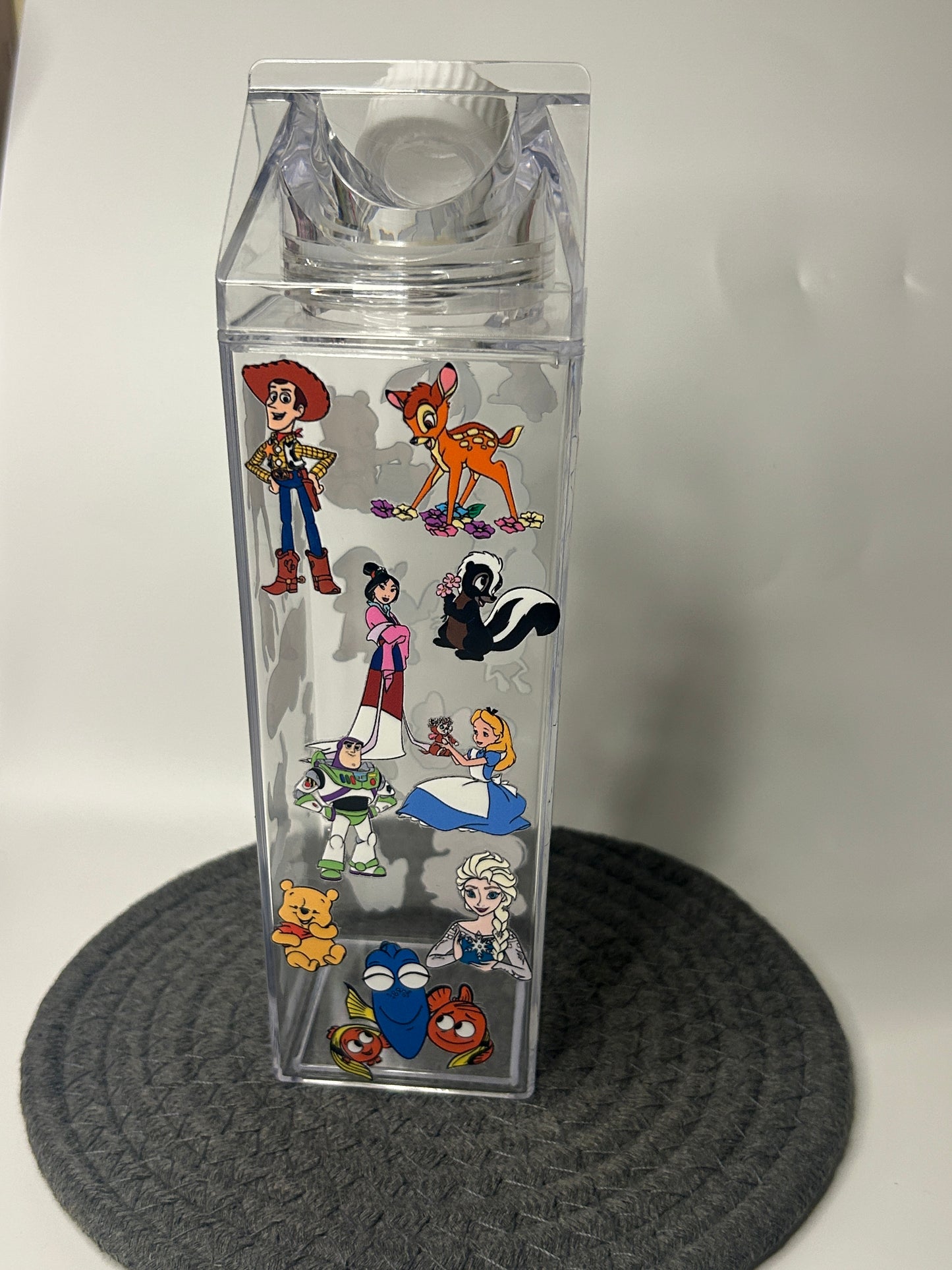 Disney Milk Carton Water Bottle
