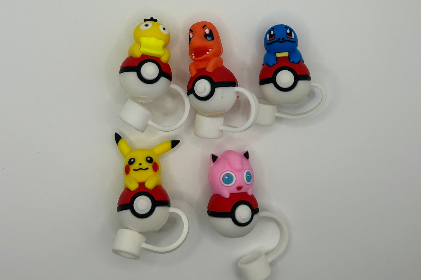3D Pokemon STRAW TOPPERS