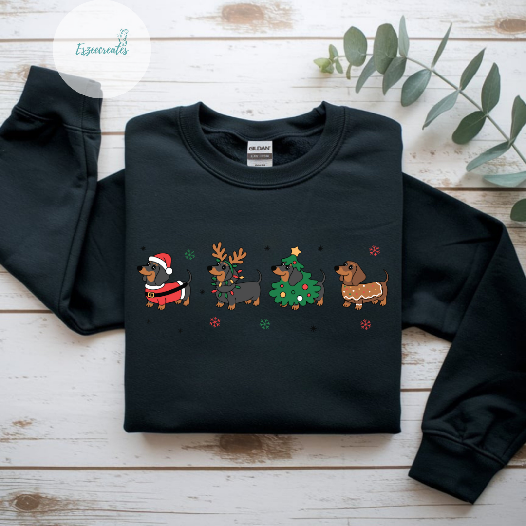 CHRISTMAS DOGS SWEATSHIRT