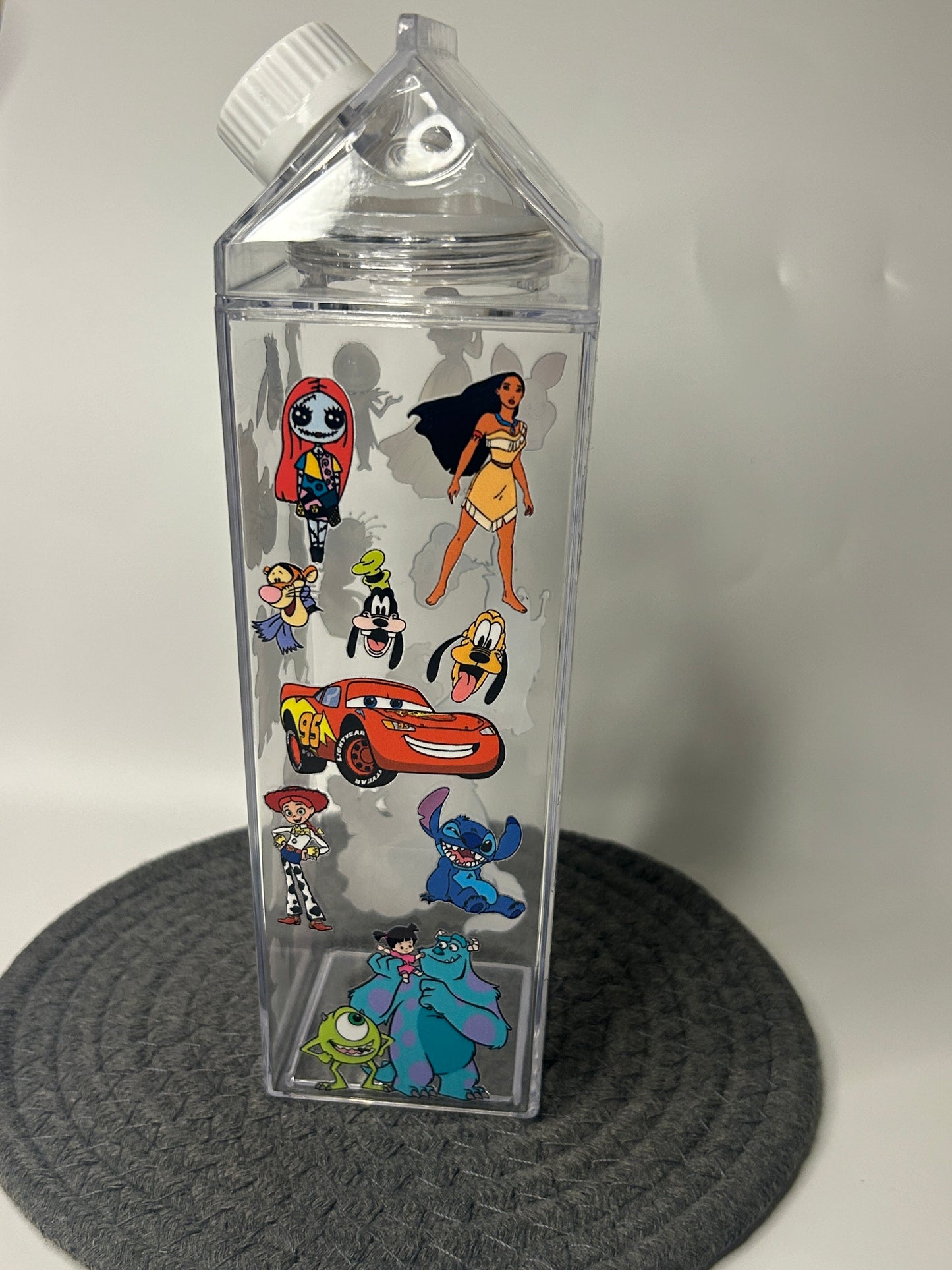 Disney Milk Carton Water Bottle