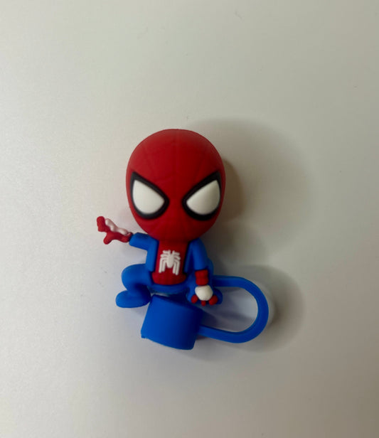 3D SpiderMan Straw Topper