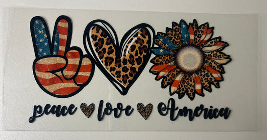 Peace love America