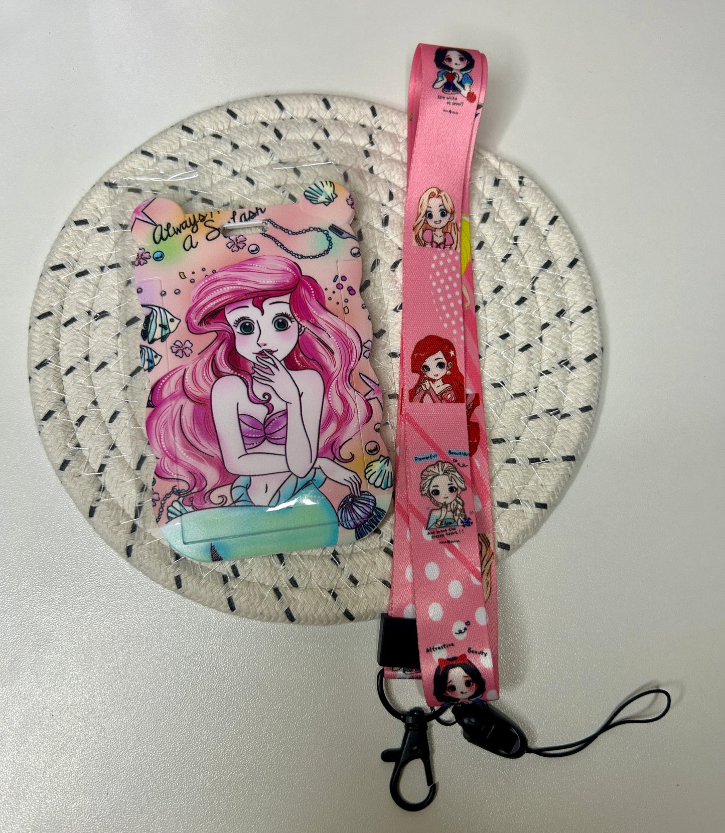 Ariel Id holder with Lanyard