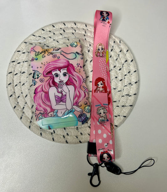 Ariel Id holder with Lanyard