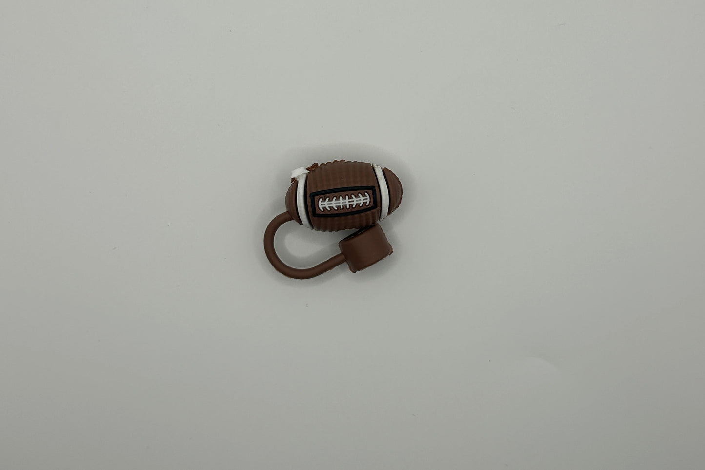 3D Football Straw Topper