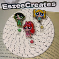 Power Puff Badge Reels