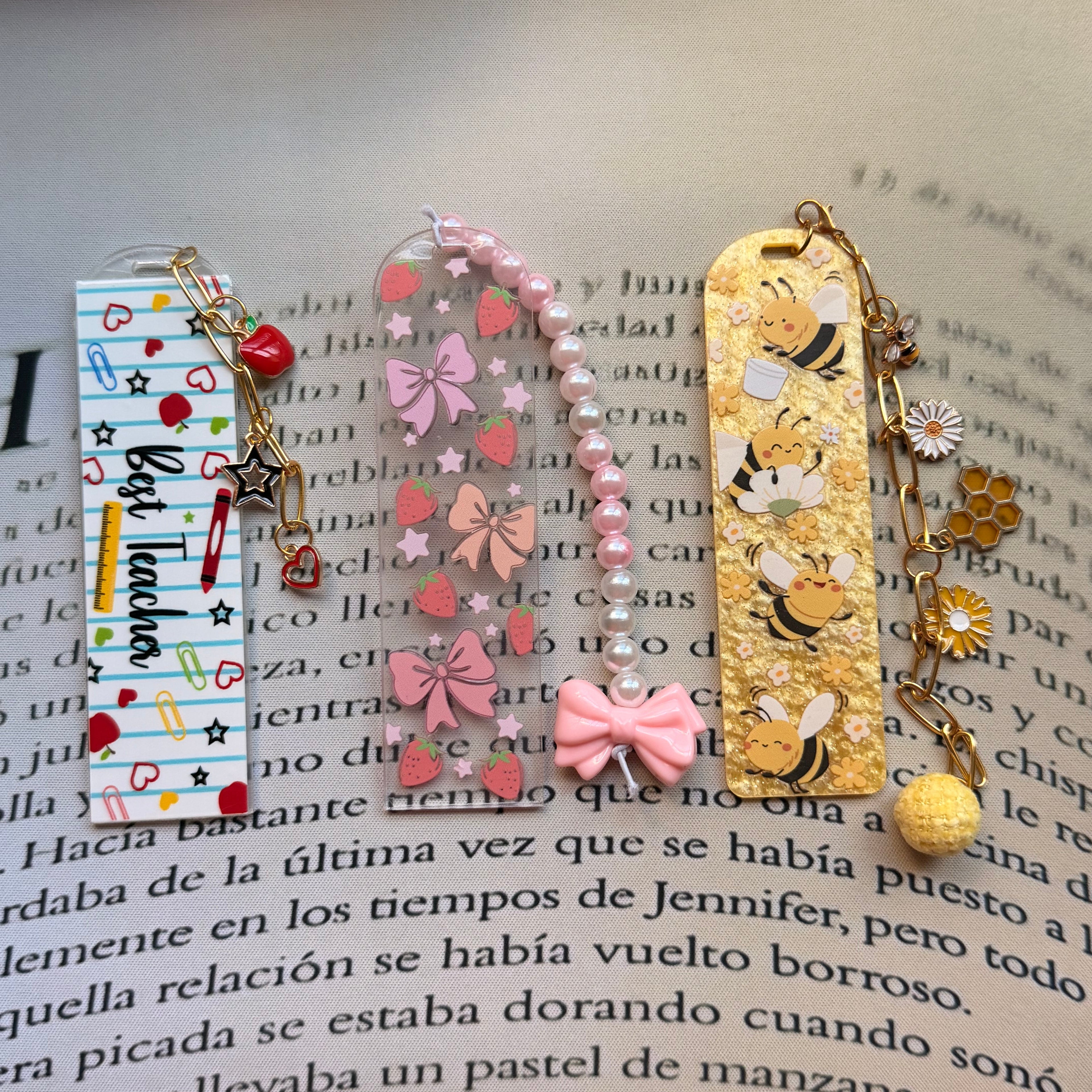Bookmarks with Charms